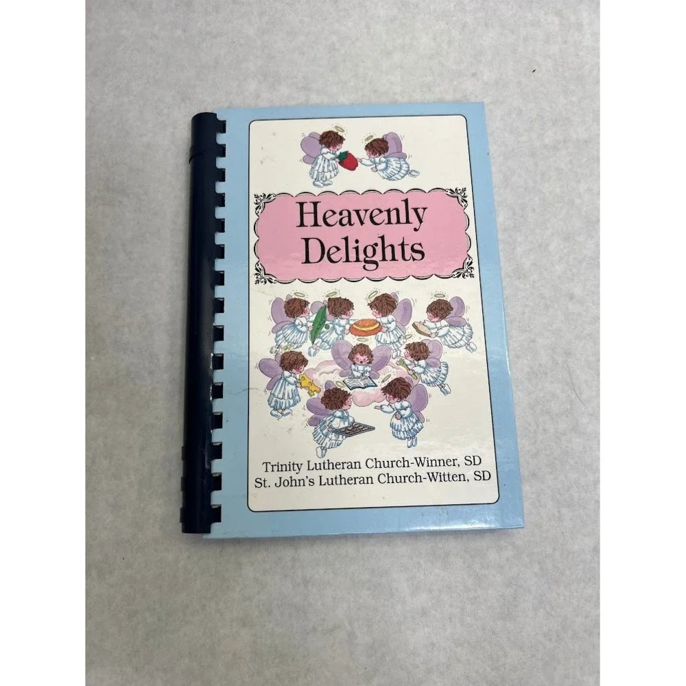 Heavenly Delights Cookbook Trinity Lutheran Church Winner SD 1995 Spiral Bound